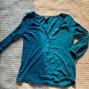Lucky Brand Blue Blouse